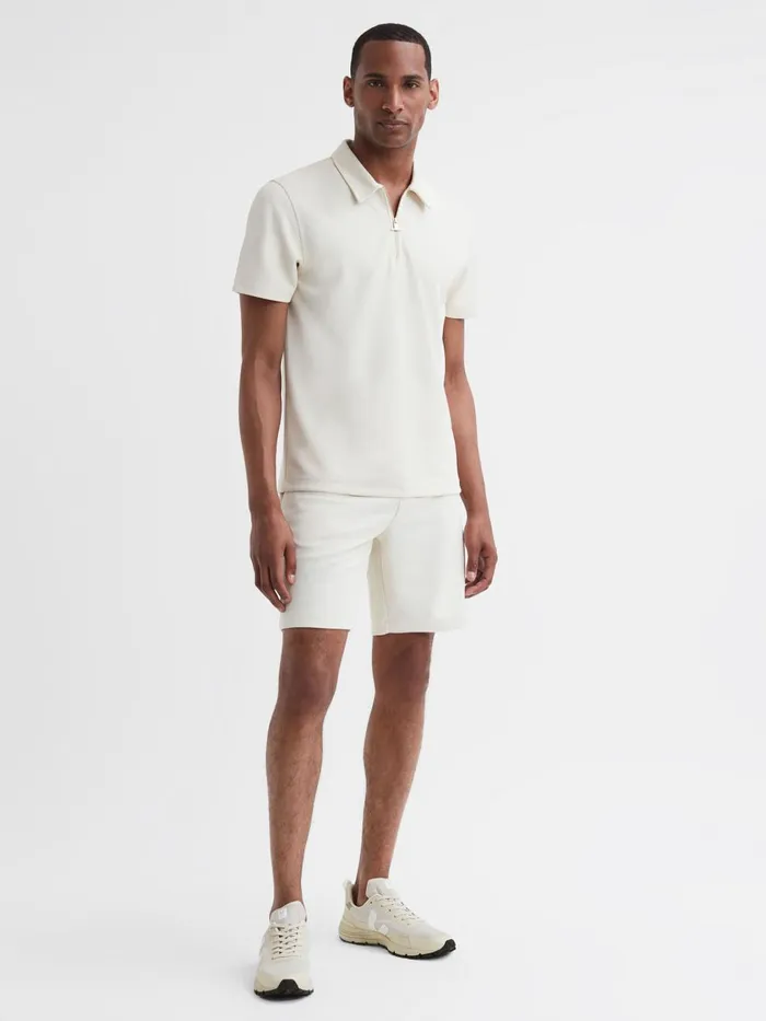 Men Reiss Brands Dekkan Veja Mesh Hiking Trainers Natural