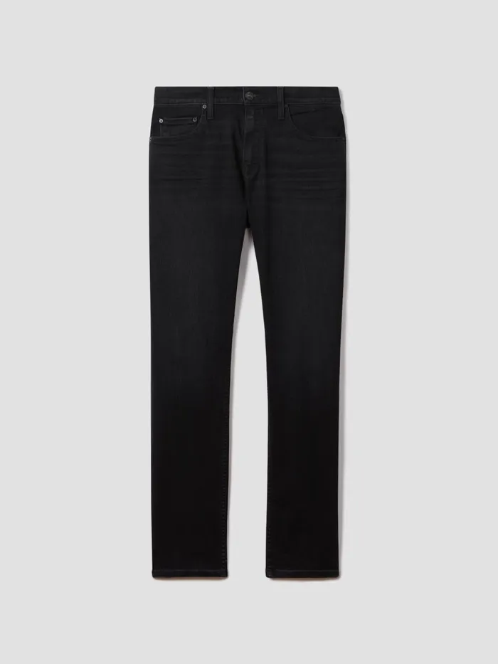 Men Reiss Brands Straight Leg Jeans Canton Black