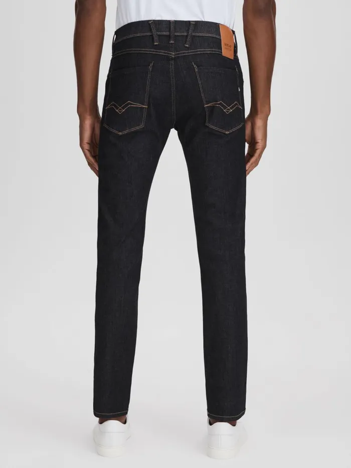 Men Reiss Jeans Slim Fit Jeans Dark Blue