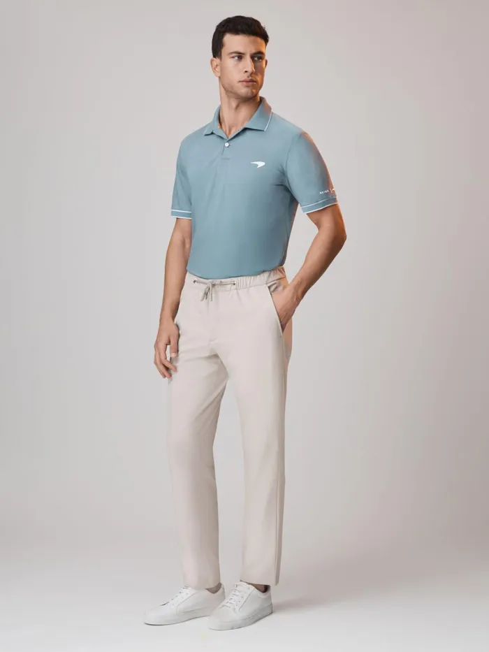Men Reiss Polo Shirts F1 Mercerised Cotton Polo Shirt Sage