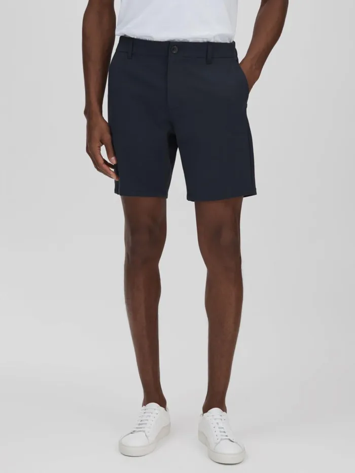 Men Reiss Shorts Tailored Shorts Deep Anchor