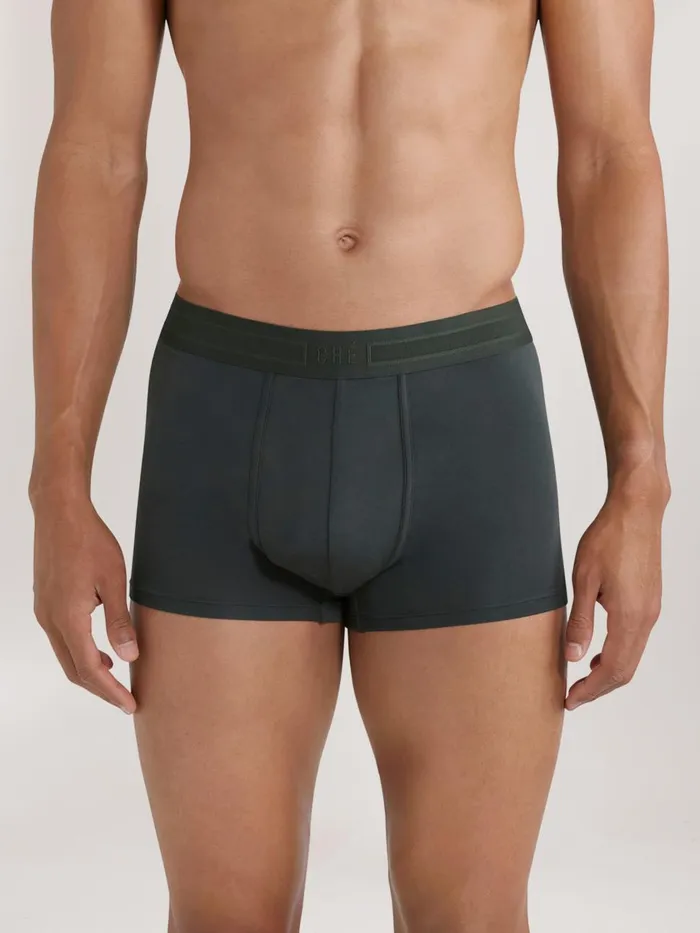 Men Reiss Socks and Underwear Che CH Studios Boxer Trunks With TENCEL Fibers Pine Green Men Reiss Socks and Underwear Che CH Studios Boxer Trunks With TENCEL Fibers Pine Green