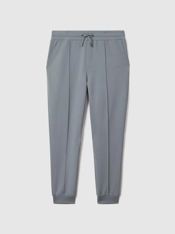 Men Reiss Sweats Hoodies and Joggers F1 Interlock Jersey Drawstring Joggers Sage