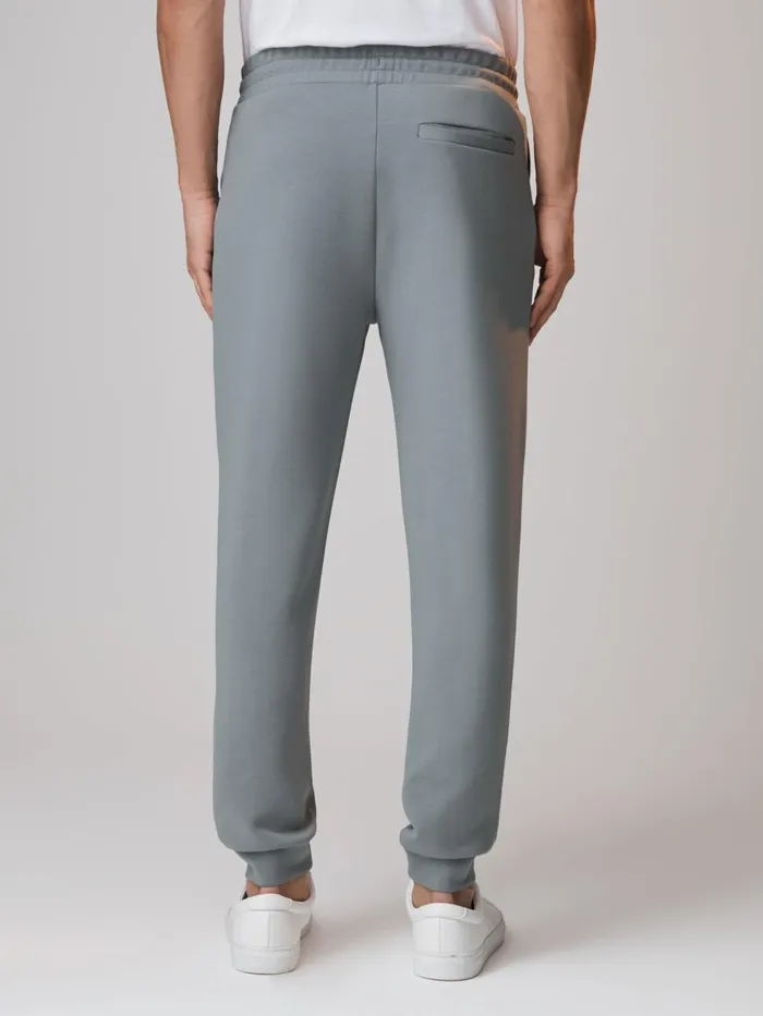 Men Reiss Sweats Hoodies and Joggers F1 Interlock Jersey Drawstring Joggers Sage