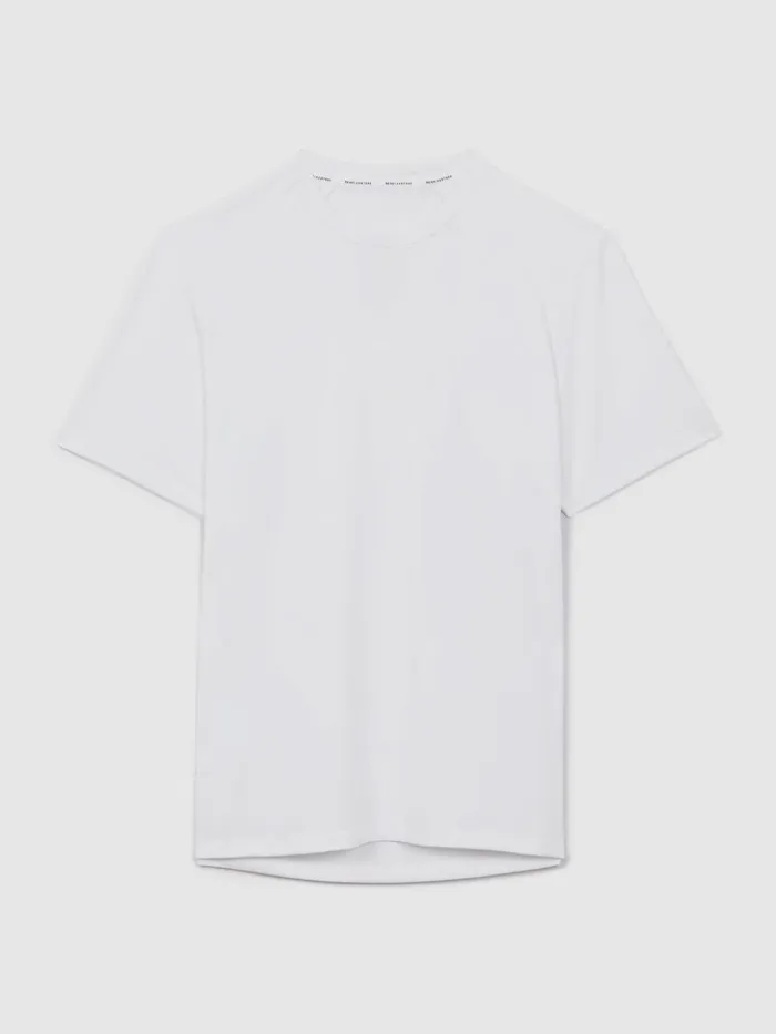 Men Reiss Sweats Hoodies and Joggers Jax Castore Performance Crew Neck TShirt White