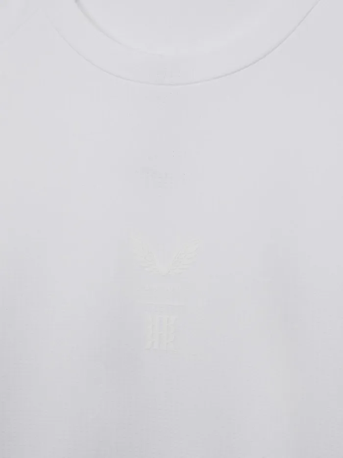 Men Reiss Sweats Hoodies and Joggers Jax Castore Performance Crew Neck TShirt White