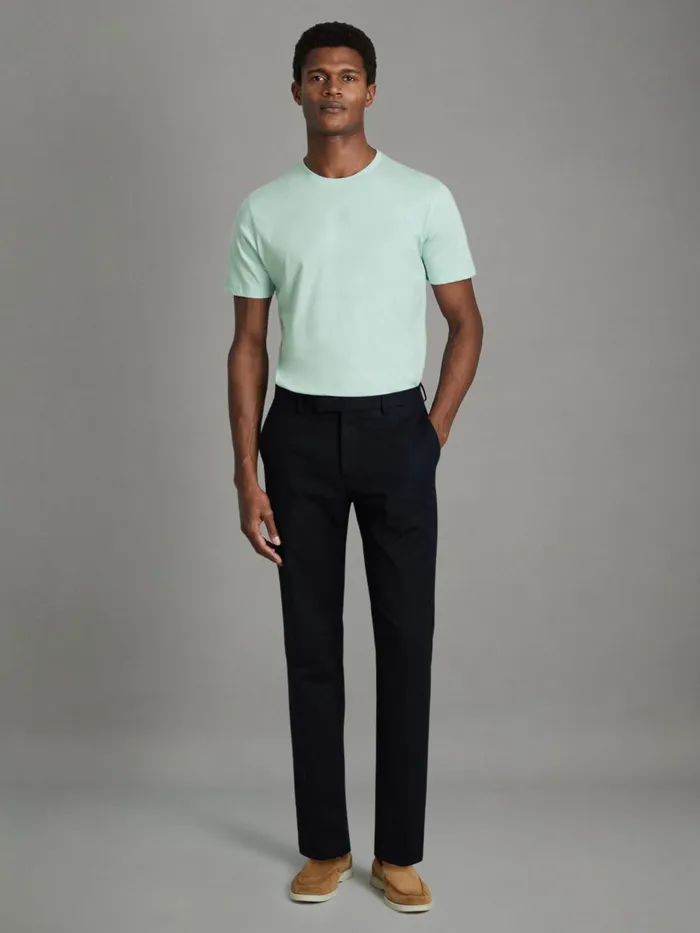 Men Reiss TShirts Bless Marl Crew Neck TShirt Mint