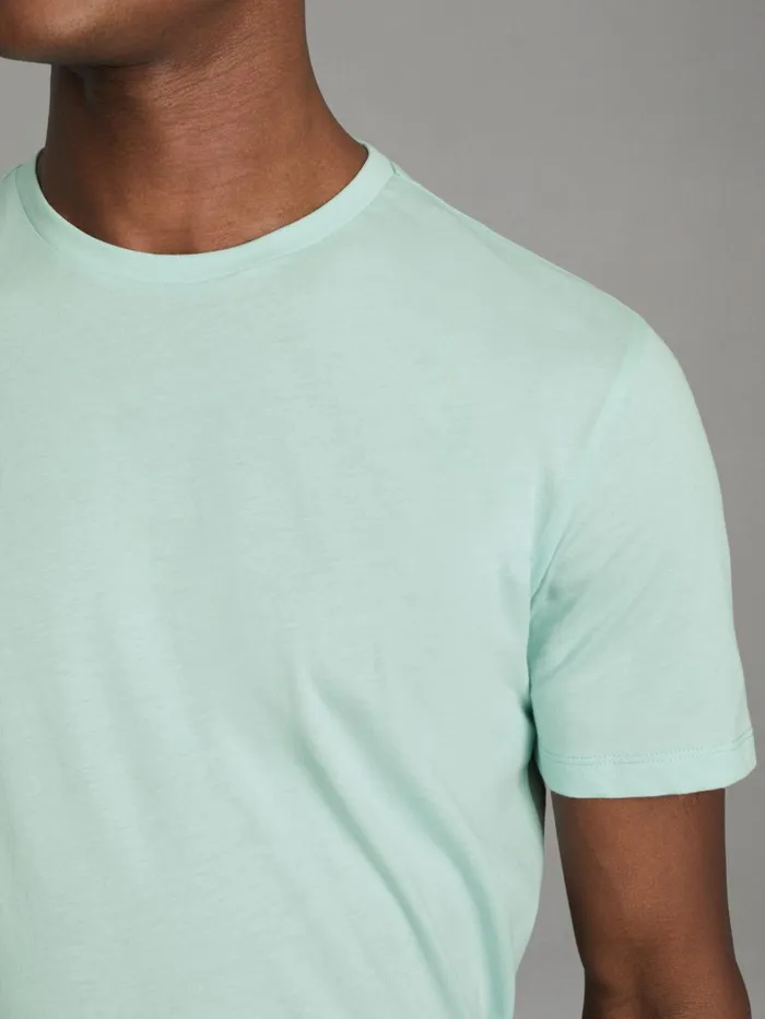 Men Reiss TShirts Bless Marl Crew Neck TShirt Mint
