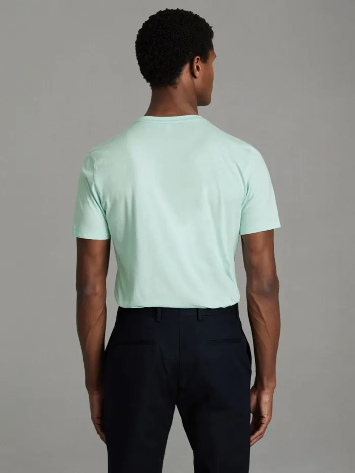 Men Reiss TShirts Bless Marl Crew Neck TShirt Mint