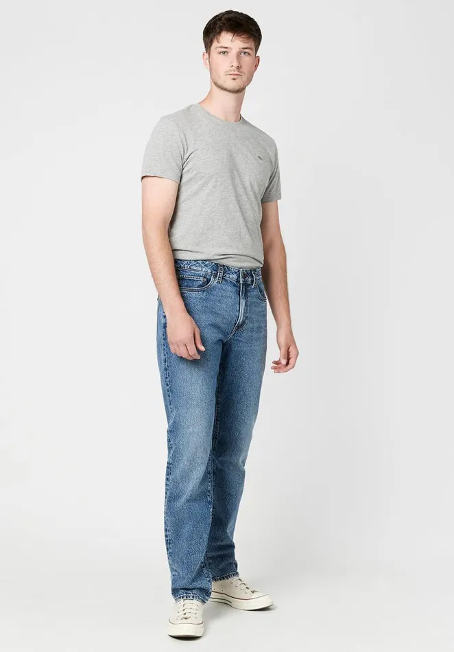Men Relaxed Tapered Ben Rugged Jeans Indigo Buffalo David Bitton Relaxed Ben