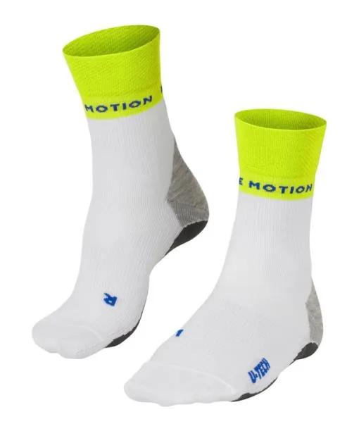 Men RU True Motion Nevos Men Running Socks White FALKE Running Socks