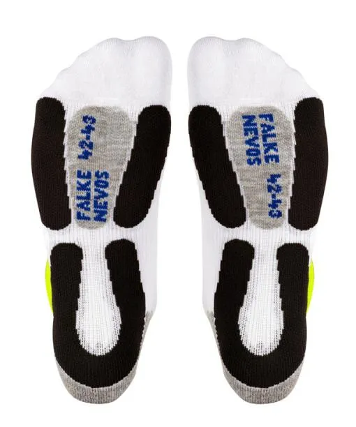Men RU True Motion Nevos Men Running Socks White FALKE Running Socks