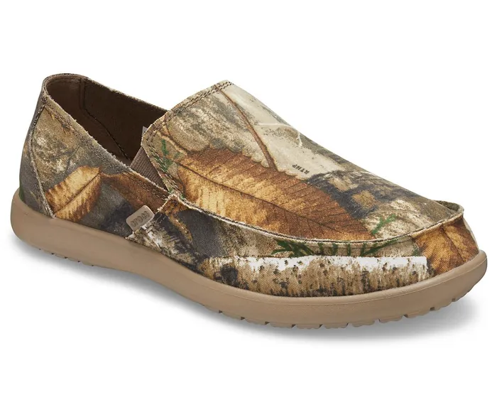 Men Santa Cruz Realtree Edge SlipOn Khaki Crocs Loafers
