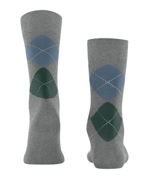 Men Sensitive Argyle Men Socks Light Greymel FALKE Socks