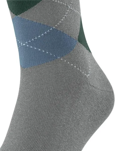 Men Sensitive Argyle Men Socks Light Greymel FALKE Socks