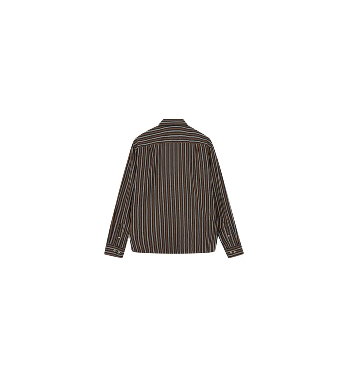 Men Shirts MOS MOSH MMGTheo Stripe Shirt Navy Stripe