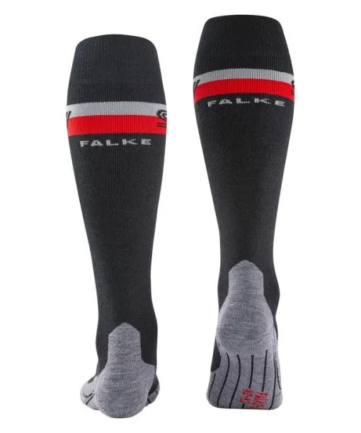 Men SK2 Intermediate Men Skiing Kneehigh Socks Black FALKE Ski Socks