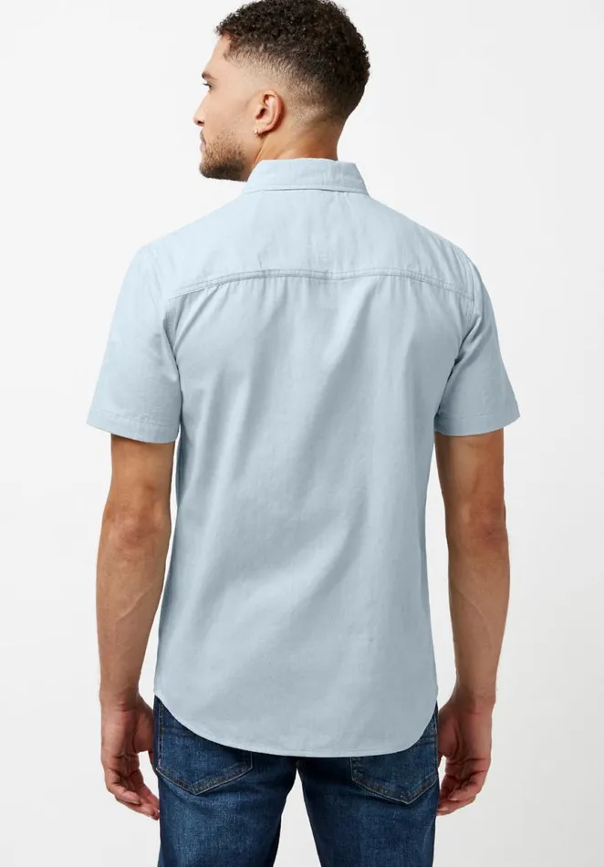Men Sogik Chambray Shirt Mirage Buffalo David Bitton Shirts