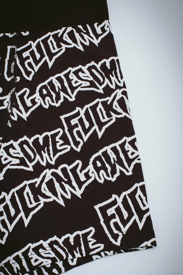 Men Stamp Logo Boxer Brief Two Pack Fucking Awesome Soft Goods