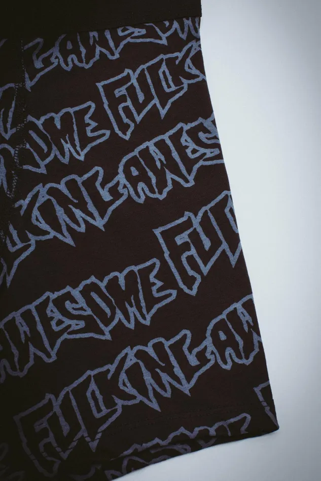 Men Stamp Logo Boxer Brief Two Pack Fucking Awesome Soft Goods