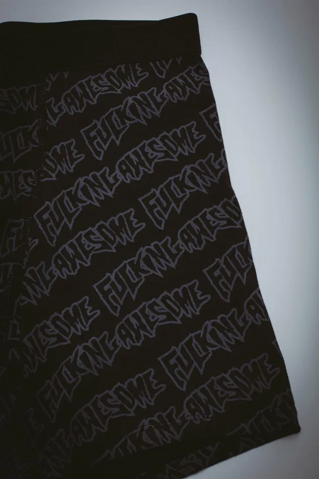 Men Stamp Logo Boxer Brief Two Pack Fucking Awesome Soft Goods