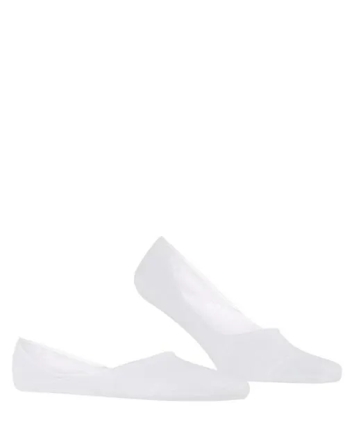 Men Step Medium Cut Box Men No Show Socks White FALKE No Show Socks