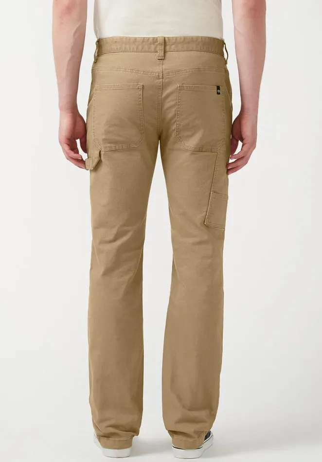 Men Straight Six Dark Beige Men039s Carpenter Pants Dark Beige Buffalo David Bitton Pants