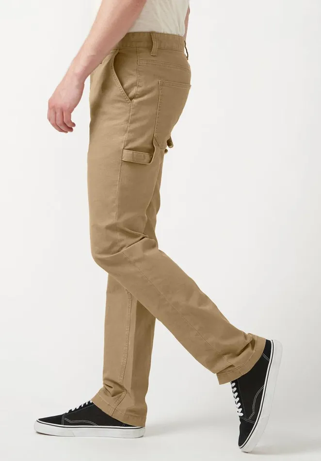 Men Straight Six Dark Beige Men039s Carpenter Pants Dark Beige Buffalo David Bitton Pants