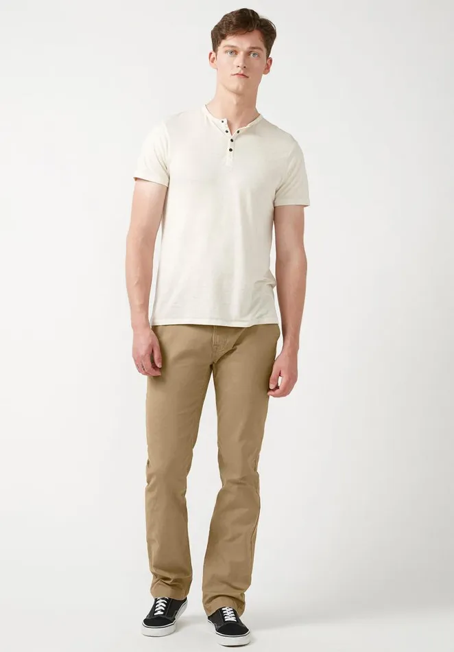 Men Straight Six Dark Beige Men039s Carpenter Pants Dark Beige Buffalo David Bitton Pants