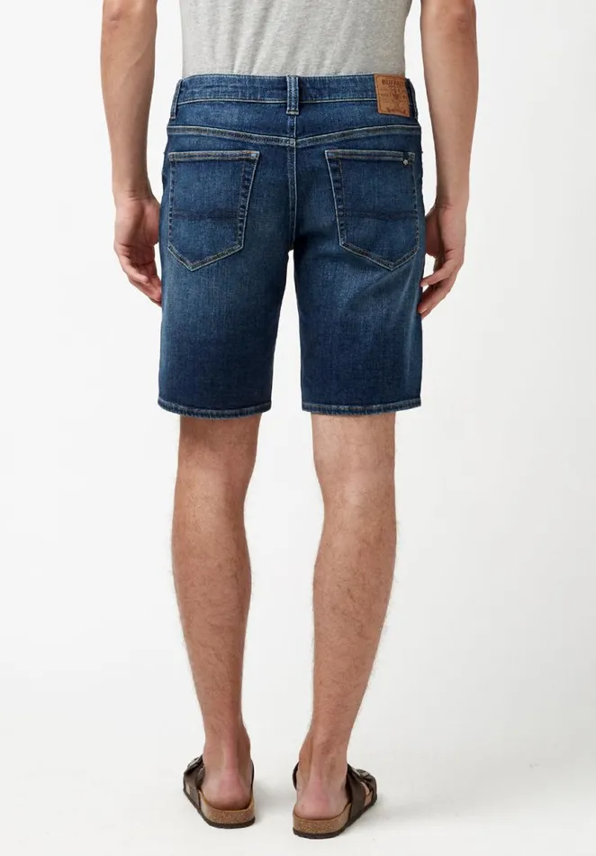 Men Super Stretch Relaxed Straight Dean Indigo Shorts Indigo Buffalo David Bitton Shorts