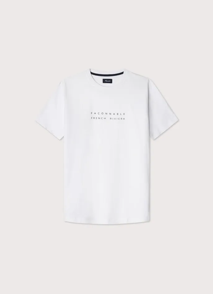 Men TShirts and Sweatshirts Faonnable Regular Fit TShirt White