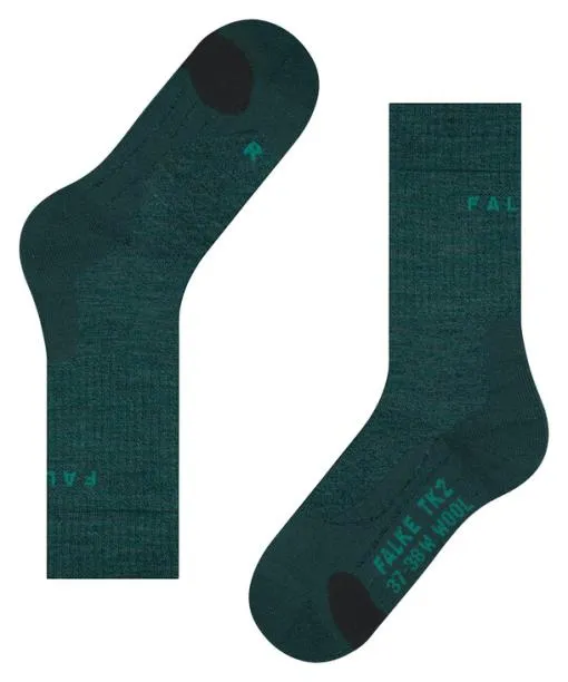 Men TK2 Explore Wool Men Trekking Socks Holly FALKE Hiking Socks