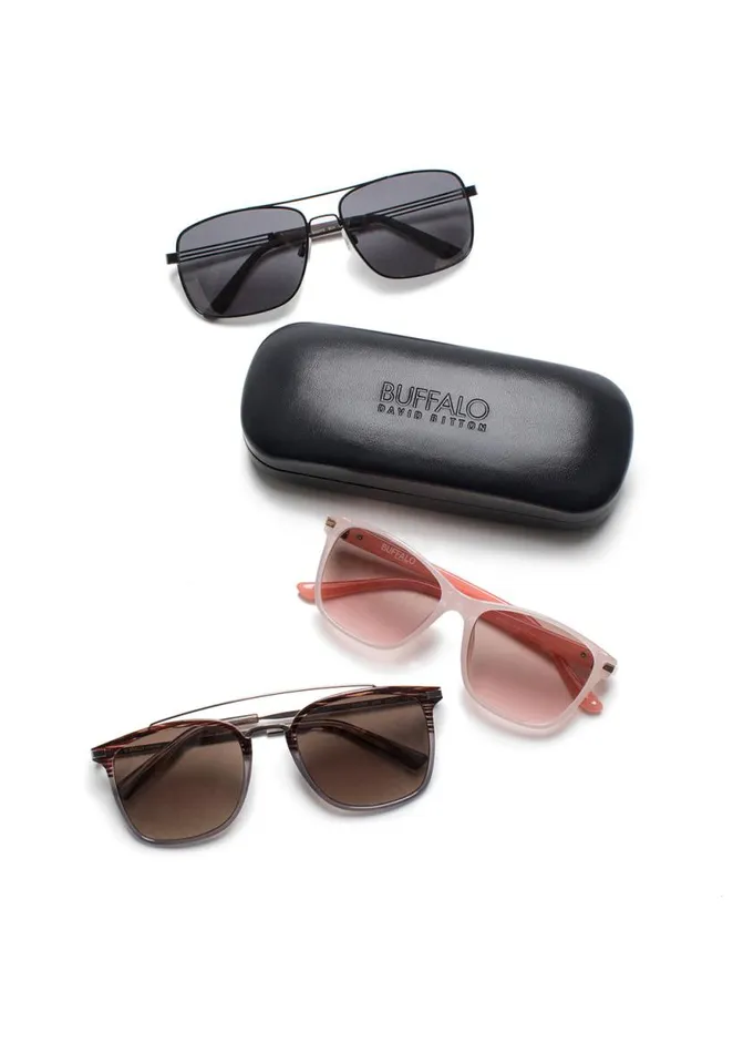 Men Tortoise Wayfarer Sunglasses Tortoise Buffalo David Bitton Sunglasses