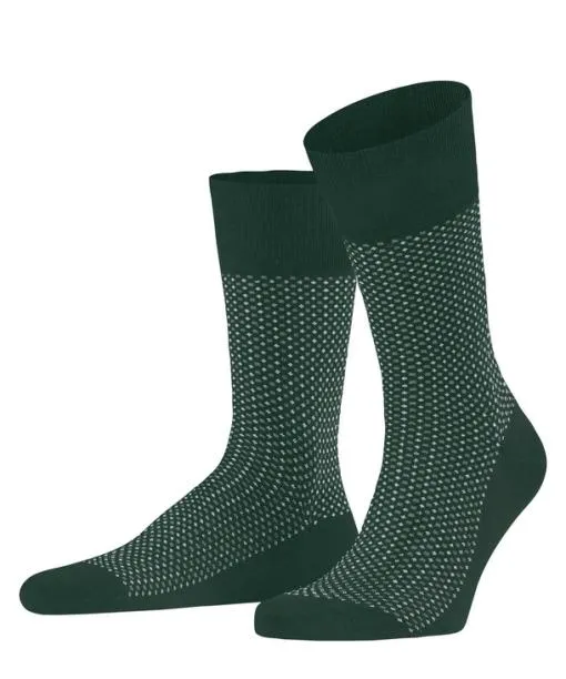 Men Uptown Tie Men Socks Hunter Green FALKE Socks