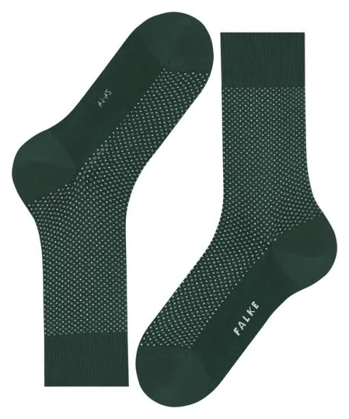 Men Uptown Tie Men Socks Hunter Green FALKE Socks