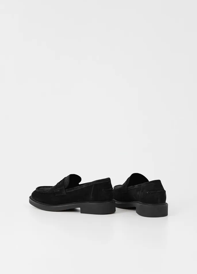 Men Vagabond Loafers ALEX M LOAFER Black Suede