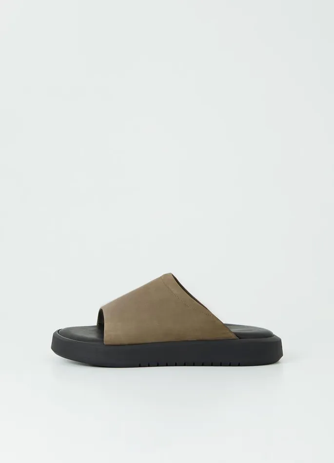 Men Vagabond Sandals NATE SANDALS Green Nubuck