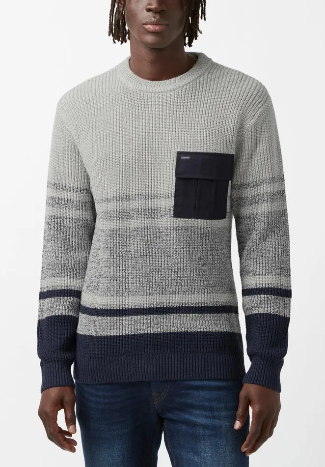 Men Walima Navy Mens Sweater Whale Buffalo David Bitton Sweaters