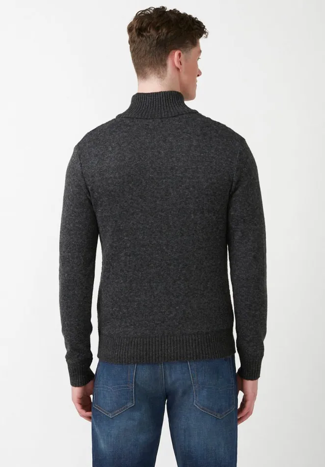 Men Watcher Dark Heather Grey Men039s Sweater Dark Heather Grey Buffalo David Bitton Sweaters