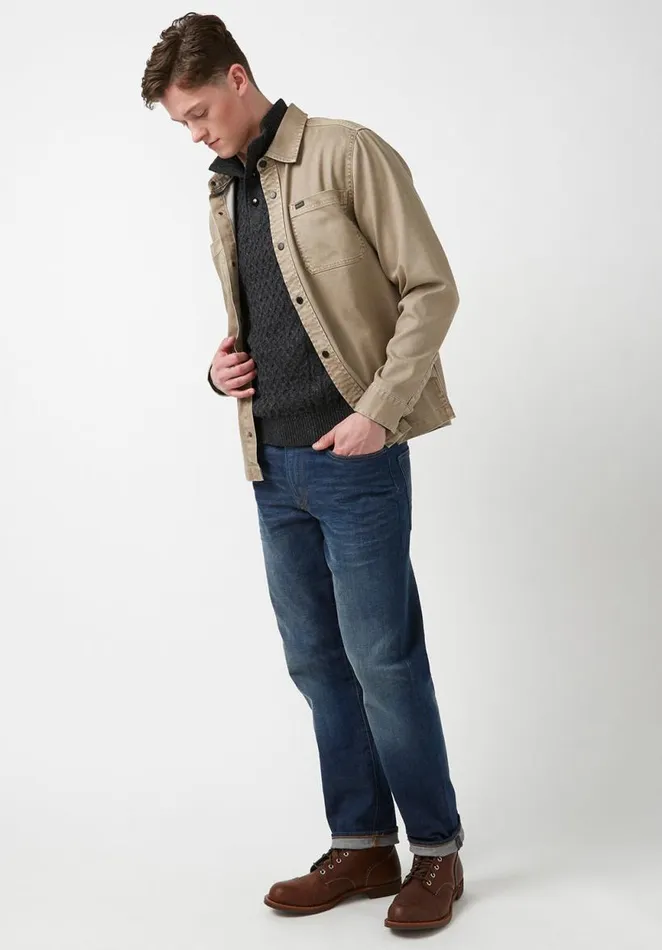 Men Watcher Dark Heather Grey Men039s Sweater Dark Heather Grey Buffalo David Bitton Sweaters