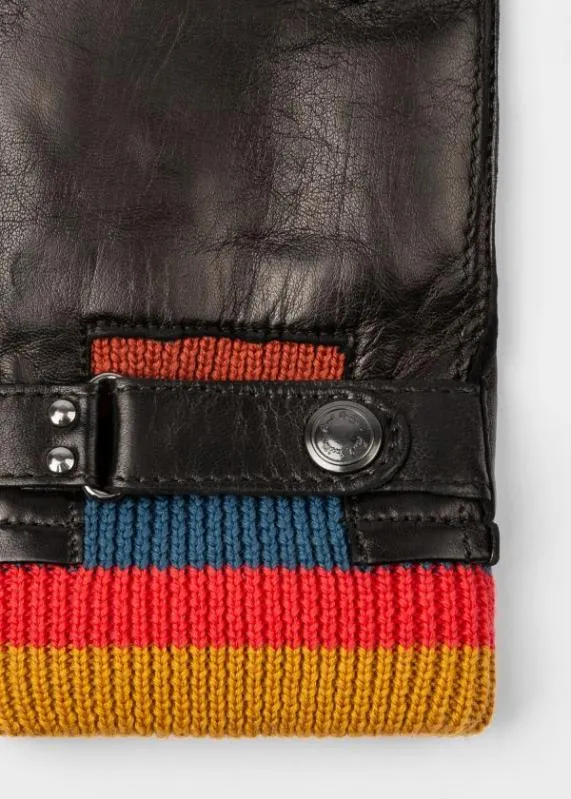 Mens 039Artist Stripe039 Cuff Gloves Paul Smith Hats and Gloves Mens 039Artist Stripe039 Cuff Gloves Paul Smith Hats and Gloves