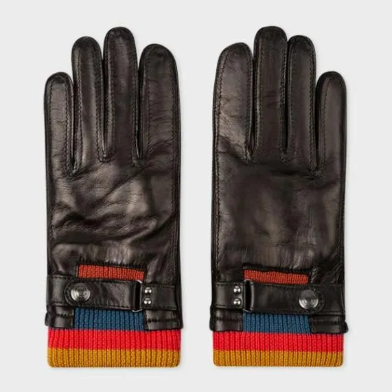 Mens 039Artist Stripe039 Cuff Gloves Paul Smith Hats and Gloves Mens 039Artist Stripe039 Cuff Gloves Paul Smith Hats and Gloves