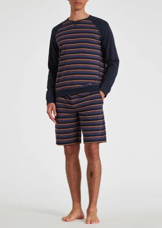 Mens 039Artist Stripe039 Jersey Lounge Shorts Paul Smith Shorts Mens 039Artist Stripe039 Jersey Lounge Shorts Paul Smith Shorts