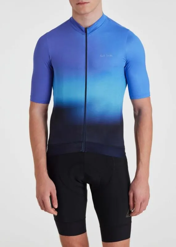 Mens 039Blue Fade039 Race Fit Cycling Jersey Paul Smith Cycling Mens 039Blue Fade039 Race Fit Cycling Jersey Paul Smith Cycling