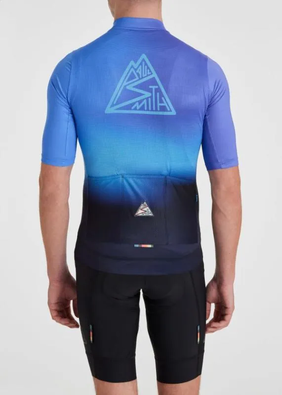 Mens 039Blue Fade039 Race Fit Cycling Jersey Paul Smith Cycling Mens 039Blue Fade039 Race Fit Cycling Jersey Paul Smith Cycling