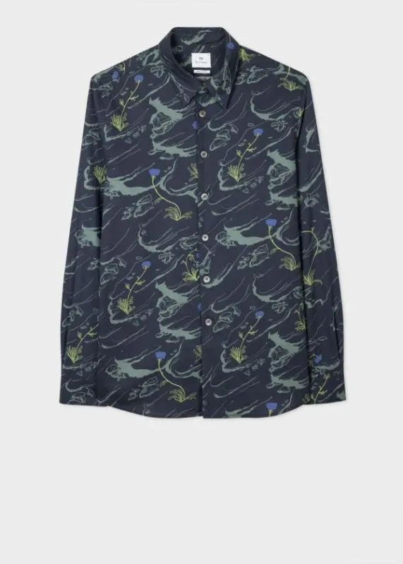 Mens 039Chalk Cliffs039 LongSleeve Shirt Paul Smith Shirts