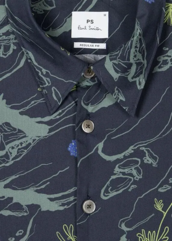 Mens 039Chalk Cliffs039 LongSleeve Shirt Paul Smith Shirts Mens 039Chalk Cliffs039 LongSleeve Shirt Paul Smith Shirts