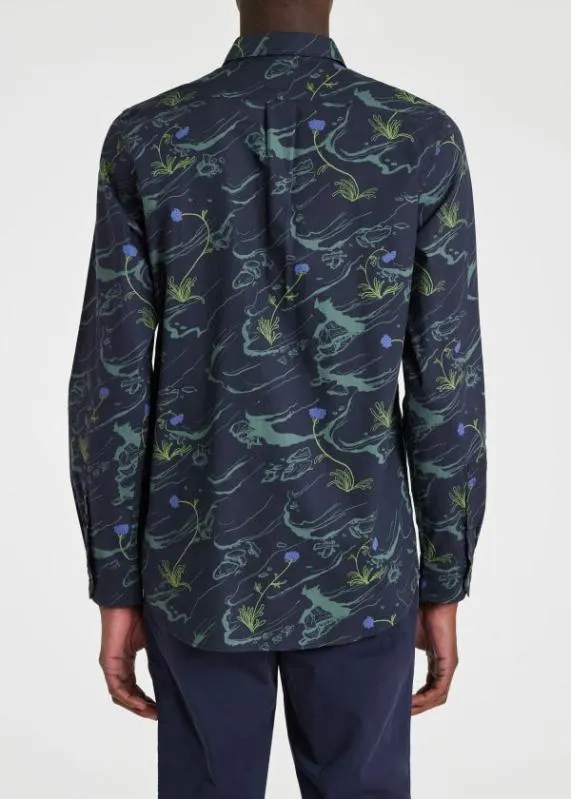 Mens 039Chalk Cliffs039 LongSleeve Shirt Paul Smith Shirts Mens 039Chalk Cliffs039 LongSleeve Shirt Paul Smith Shirts