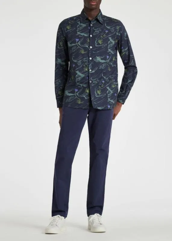 Mens 039Chalk Cliffs039 LongSleeve Shirt Paul Smith Shirts Mens 039Chalk Cliffs039 LongSleeve Shirt Paul Smith Shirts