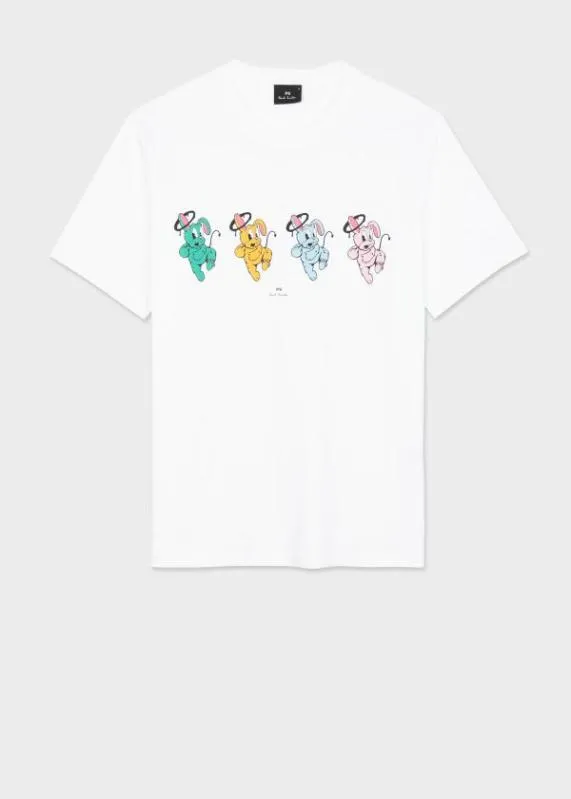 Mens 039Halo Bunny Repeat039 TShirt Paul Smith TShirts
